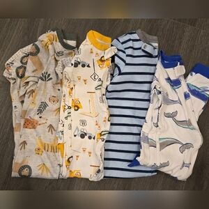 Lot of 4 Carters pajamas
